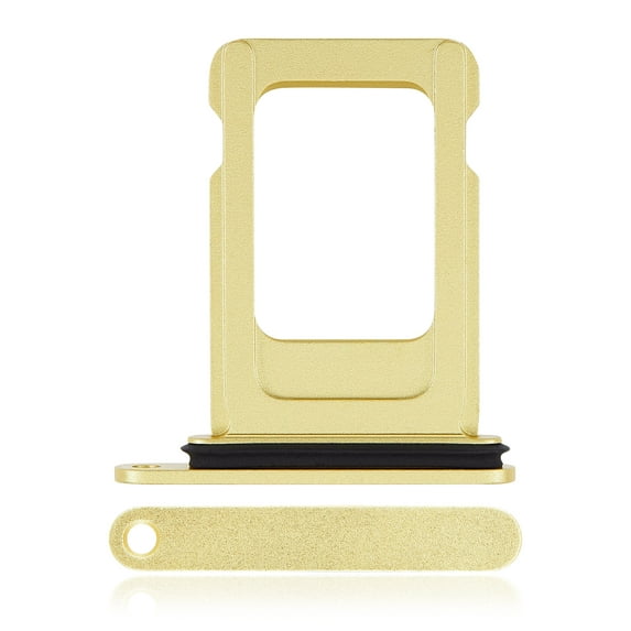 Replacement Single Sim Card Tray Compatible For iPhone 14 / 14 Plus (Yellow)