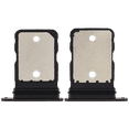 thumbnail image 1 of Replacement Single Sim Card Tray Compatible With Google Pixel 6A (Black), 1 of 5