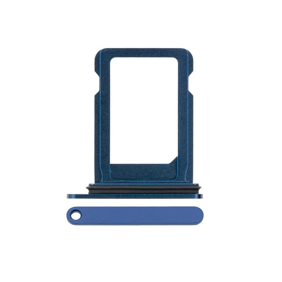 Replacement Single Sim Card Tray For Apple iPhone 12 (A2402) / iPhone 13 (A2631) - Blue
