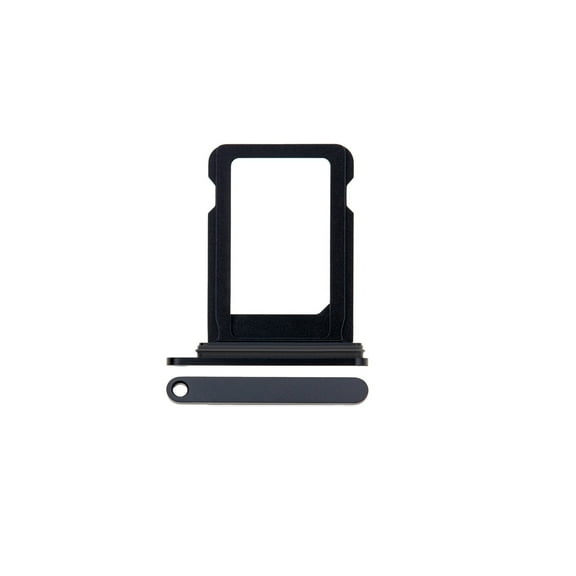Replacement Single Sim Card Tray For Apple iPhone 12 Mini - Black
