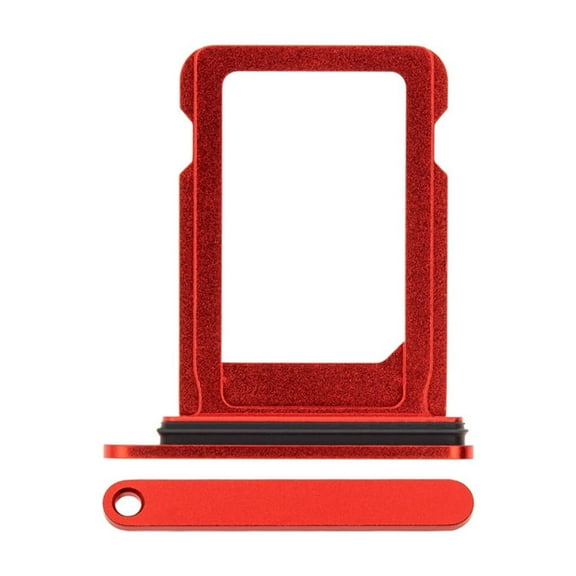 Replacement Single Sim Card Tray For Apple iPhone 12 Mini / iPhone 13 Mini - Red
