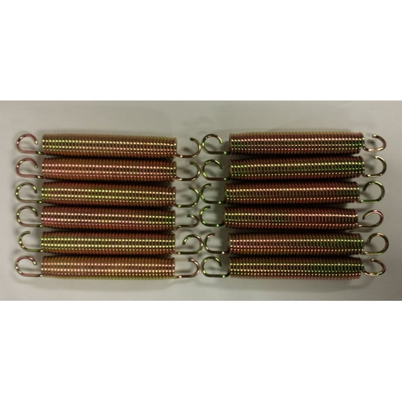 Replacement Skywalker 6.5" Gold Trampoline Springs 12-Pack
