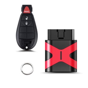 Replacement Smart Key Fob with DIY Setup Tool Compatible for Dodge Ram 1500 2500 3500 2008-2012 Grand Caravan 2008-2020, Keyless Entry Remote FCCID IYZ-C01C or M3N5WY783X