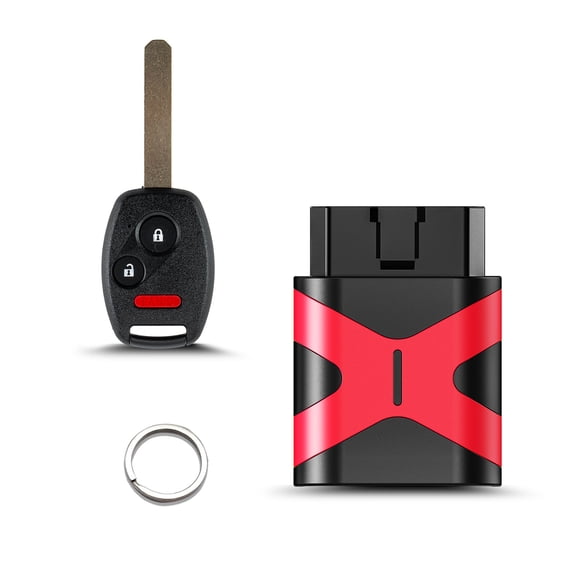 Replacement Smart Key Fob with DIY Setup Tool Compatible for Honda CR-V 2007-2013 CR-Z 2011-2015 Honda Fit 2009-2013, Keyless Entry Remote FCCID MLBHLIK-1T
