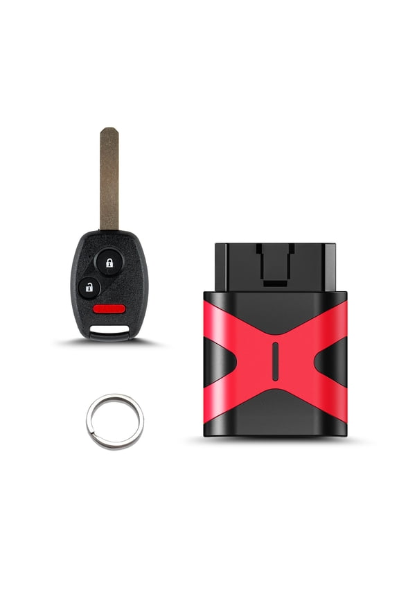 Replacement Smart Key Fob with DIY Setup Tool Compatible for Honda CR-V 2007-2013 CR-Z 2011-2015 Honda Fit 2009-2013, Keyless Entry Remote FCCID MLBHLIK-1T