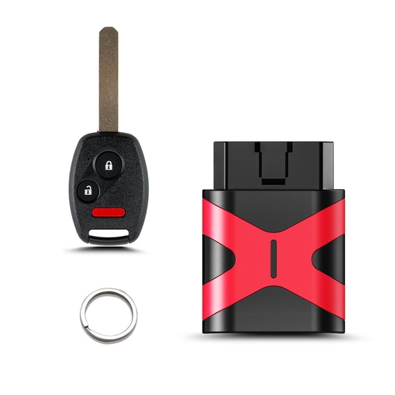 Replacement Smart Key Fob with DIY Setup Tool Compatible for Honda Fit 2008 Honda Odyssey 2005-2010 Honda Ridgeline 2006-2014, Keyless Entry Remote FCC ID OUCG8D-380H-A