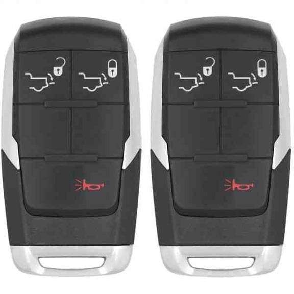 Replacement Smart Key Fob for Ram Power Wagon 2019 FCC GQ4-76T GQ476T Part Number 6838117168381171AC68381171AA68381171A Pack of 2