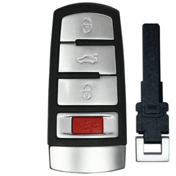 Replacement Smart Key Fob for Volkswagen CC 2010 FCC NBG009066T 2AOKM-VN1 Part Number 3C0 959 752 HLO 3C0 959 752 BB