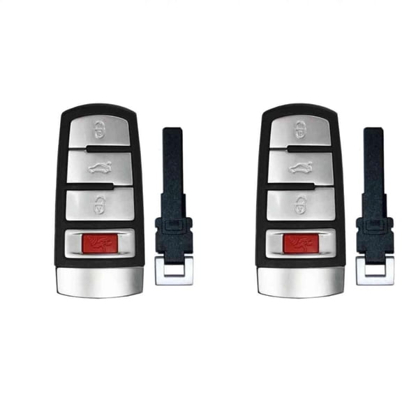Replacement Smart Key Fob for Volkswagen CC 2014 FCC NBG009066T 2AOKM-VN1 Part Number 3C0 959 752 HLO 3C0 959 752 BB Pack of 2