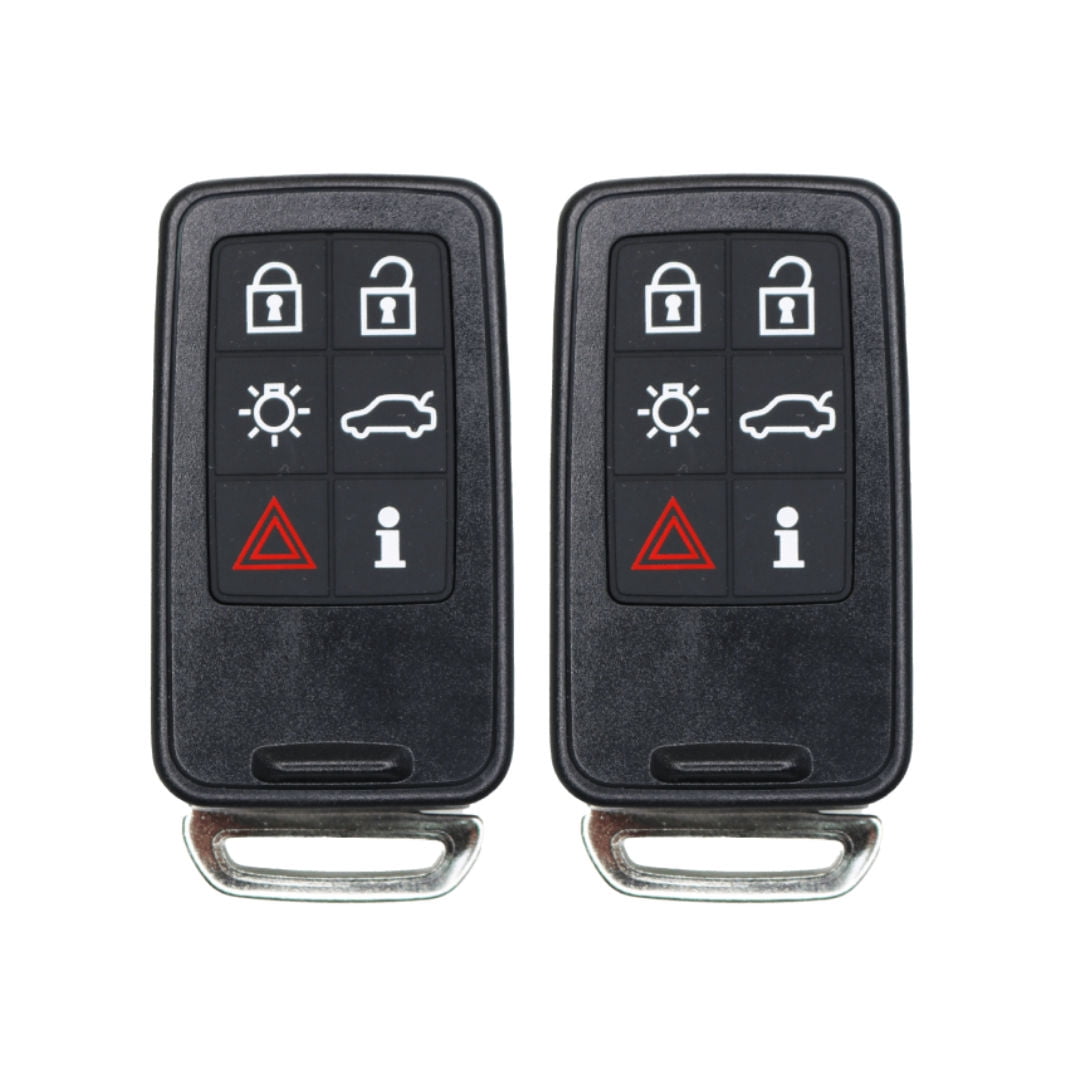 Replacement Smart Key Fob for Volvo S60 2011-2018 FCC KR55WK49266 Part Number 30659502 30659495 30659496 Pack of 2