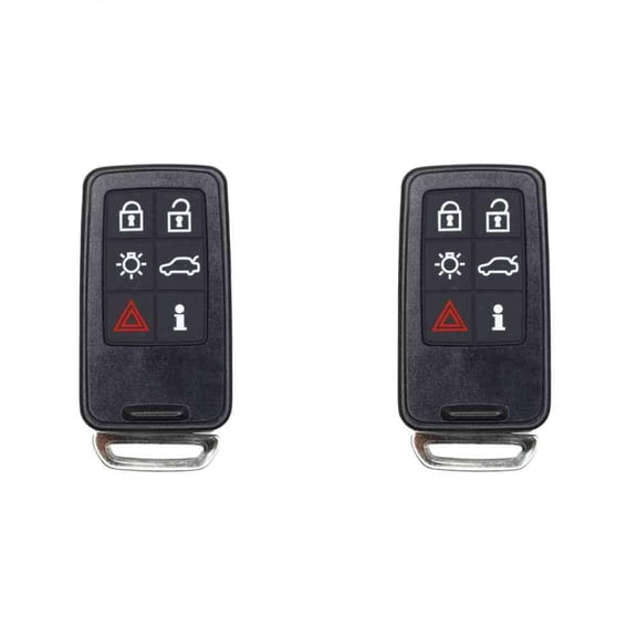 Replacement Smart Key Fob for Volvo S80 2012 FCC KR55WK49266 Part Number 30659502 30659495 30659496 Pack of 2