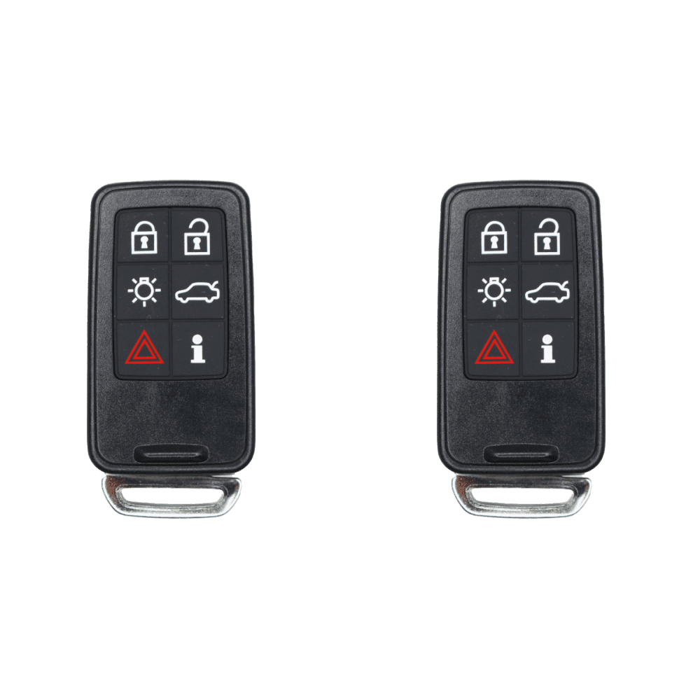 Replacement Smart Key Fob for Volvo VC60 2009-2017 FCC KR55WK49266 Part Number 30659502 30659495 30659496 Pack of 2