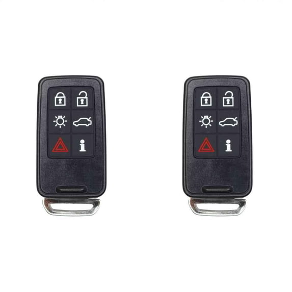 Replacement Smart Key Fob for Volvo VC60 2009 FCC KR55WK49266 Part Number 30659502 30659495 30659496 Pack of 2