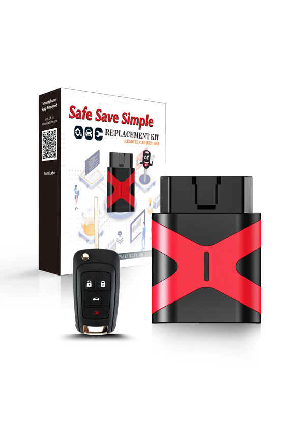 Replacement Smart Key Fob with DIY Setup Tool Compatible for GMC/Chevy/Buick, Keyless Entry Remote FCCID OHT01060512