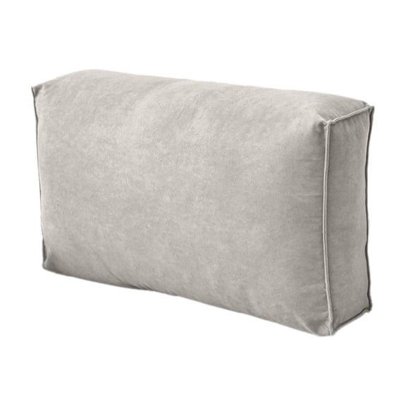 Replacement Sofa Back Support Cushion with Removable Velvet Cover for Lumbar Comfort and Daybed Reading