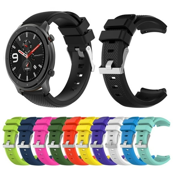 Replacement Soft Watch Wrist Strap for AMAZFIT GTR 47mm,Vsgery,Black