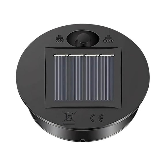 Replacement Solar Lamp Cover with Warm LED Light - Waterproof Outdoor Solar Lighting Solution for Easy Installation and Enhanced Functionality