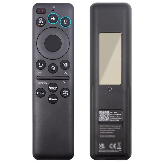 Replacement Solar Voice Remote for Samsung Smart TV - BN59-01480A TM2560E Compatible with Samsung 2023-2025 Neo QLED 8K, QLED Smart TVs