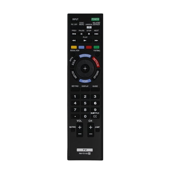 Replacement Sony RM-YD103 TV Remote Control for Sony KDL65X830B Television