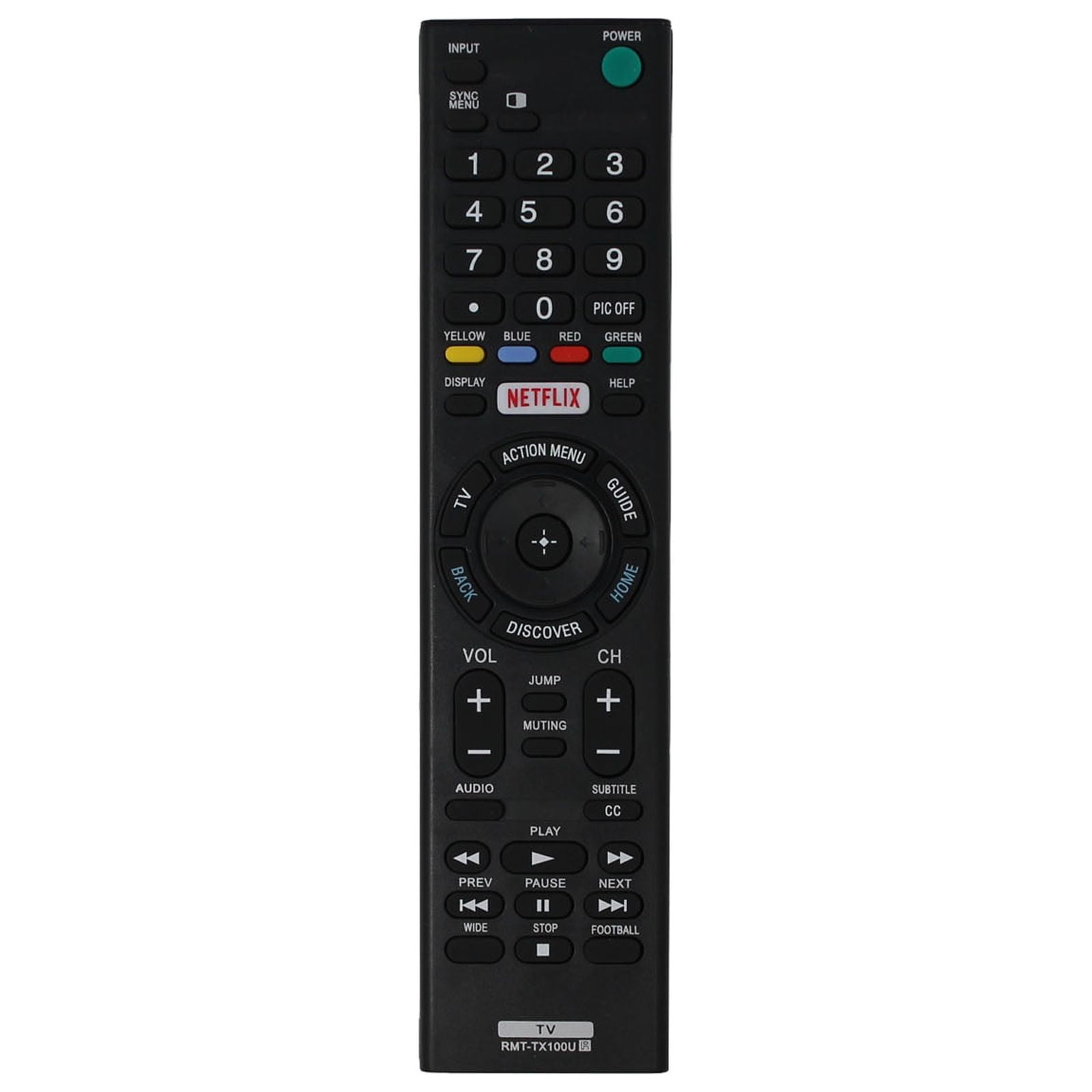 Replacement Sony RMTTX100U TV Remote Control for KDL40R510C