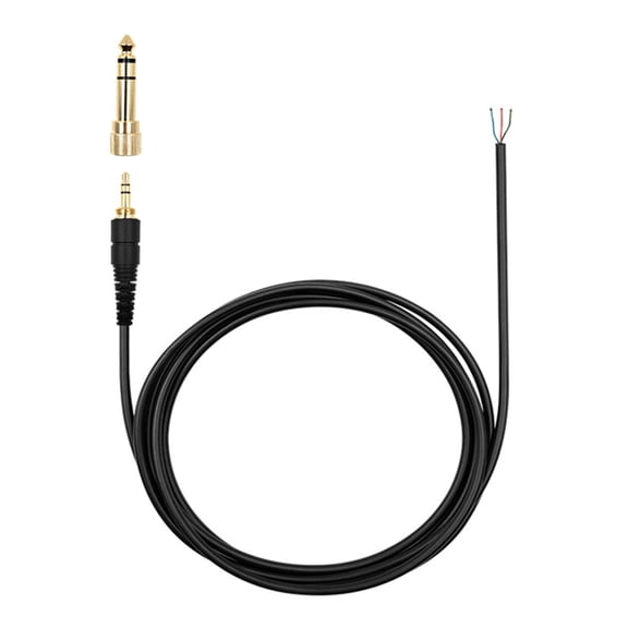Replacement Sound Cable 6.5mm for DT770 DT880 DT990 MDR-7506 Headphones Cord