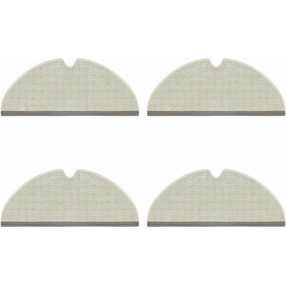 Replacement Spare Microfiber Mop Cloth Pad Compatible With Roborock Q7 Max, Q8 Max, Q5 Pro, S5 Max, E4, E5, S5, S6, S6 Pure, S6 MaxV, Q5, Q5 Pro+, Q7 And Q8 Max+ Vacuum Robots 4 Pcs Refill Kit