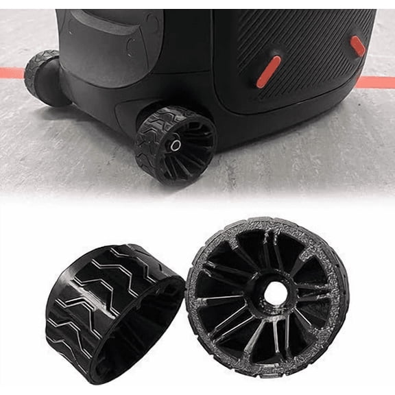 Replacement Speaker Wheels Set Compatible with JBL PartyBox 310/320/710/Ultimate with Shock Absorbing Tires & Wide Contact Surface for Easy Transport