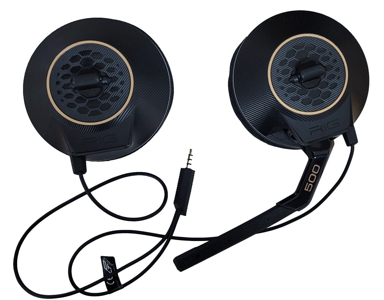 Replacement Speakers with Microphone For Plantronics RIG 500 HX Gaming