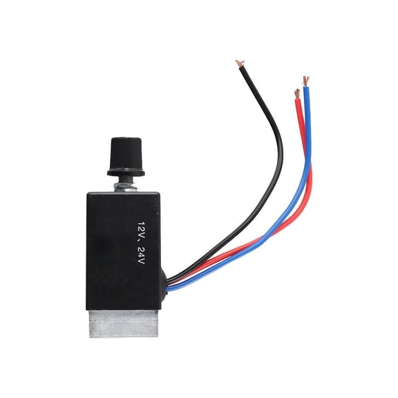 Replacement Speed Regulator Automobile Fan Heater Control Dc Speed Regulator 12V 24V Speed Controller Abs Plastic Material Smile Home