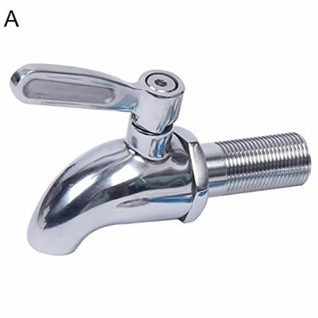 Replacement Spigot for Beverage Dispenser, Stainless Steel Spigot for Water Dispenser, Drink Dispenser Faucet, fits Gravity Filter systems as well