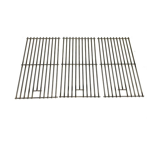 Replacement Stainless Cooking Grids & Grates for Master Forge P3018, Affinity 31421001, MFA550CBP, Ducane Affinity 4100, and Affinity 4200 Gas Grill Models, Set of 3