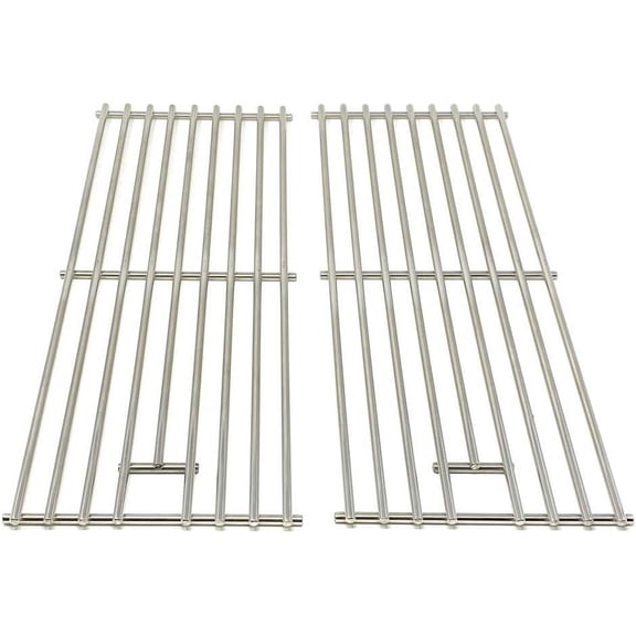 Replacement Stainless Steel Cooking Grid for Perfect Flame GSC3318, Perfect Flame GSC3318N, 25586, 225203, SKU-168039, STRD4R, STRD5RS, XC04WF, XG4CKWA, XG4CKWAN, XG4CKWN Gas Grill Models, Set of 2