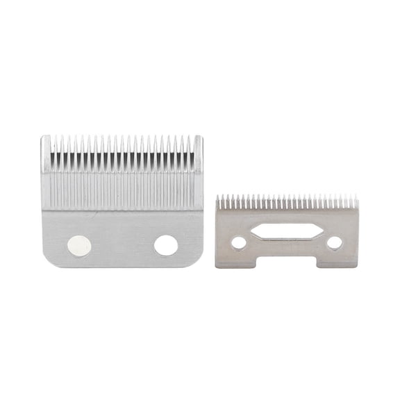 Replacement Stainless Steel Hair Clipper Blade Set for Electric Trimmers, 2 Piece
