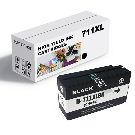 Replacement Standard Capacity 711XL Ink Cartridge for Hp Ink Cartridge Compatible for Hp T120 24 T120 610 T520 24 T520 36 T520 610 T520 914 Printers