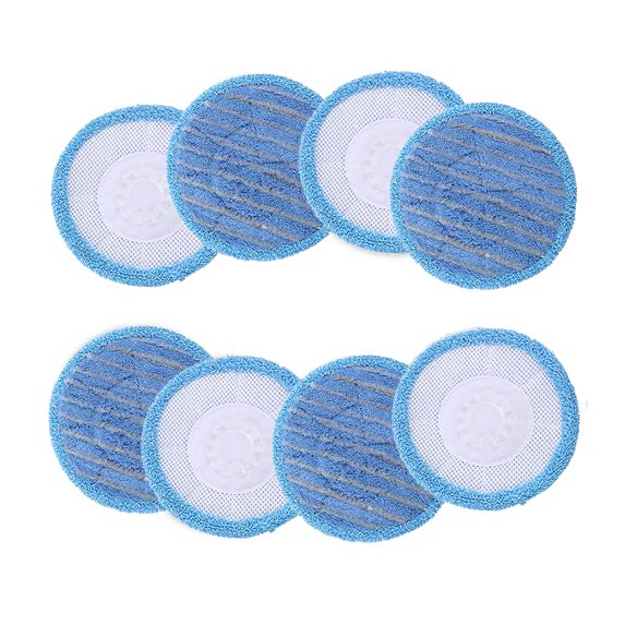 Replacement Steam Mop Pads for Shark S7000AMZ S7001 Steam Mop, Steam & Scrub All-in-One Scrubbing and Sanitizing, Dirt Grip Scrub Washable Pads, 8 Pack