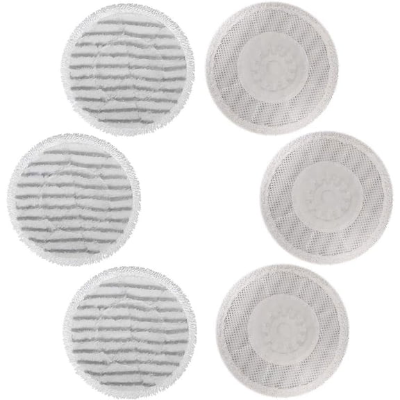Replacement Steam Mop Pads for Shark S7000AMZ S7001 TGT Steam Mop,Replacement Pads for Shark S7001 S7000AMZ,Steam and Scrub All-in-One Scrubbing and Sanitizing, Designed for Hard Floors(6 PCS)