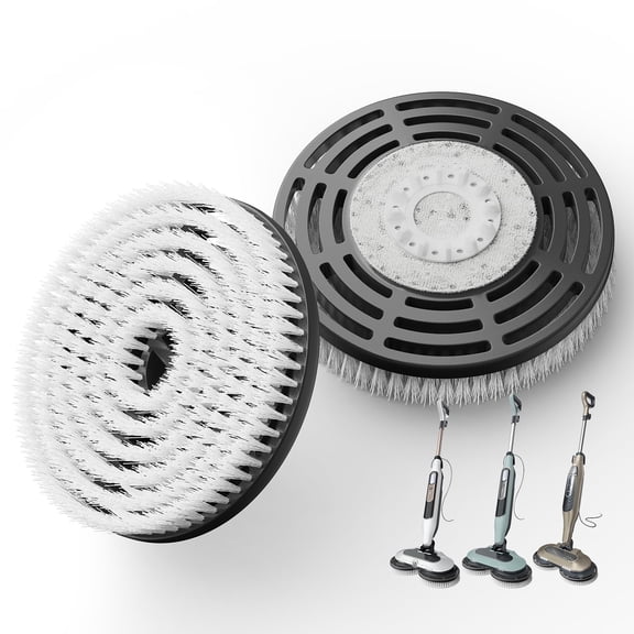Upgraded Mop Pad Replacement Brush Heads for Shark Steam Mop Pads, Compatible with Shark S7000/S7001/S8001, For Deep Cleaning Hard Floors, 2 pcs