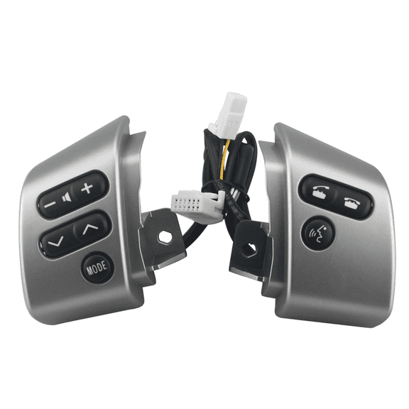 Replacement Steering Wheel Control Buttons For Toyota FJ Cruiser 2007-2021,Steering Pad Audio Cruise Remote Control Switch-black