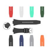 Replacement Strap Rubber Watch Strap FKM Deployant Clasp for Tissot PRX 35/40mm