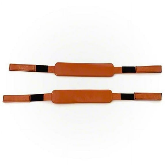 Replacement Straps For Head Immobilizer - Red, Pair