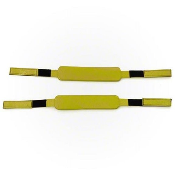 Replacement Straps For Head Immobilizer - Yellow- Pair