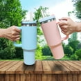 thumbnail image 1 of Replacement Straw Compatible with Stanley Cup Tumbler, Pack Reusable Straws with Cleaning Brush, Plastic, Clear, 1 of 4