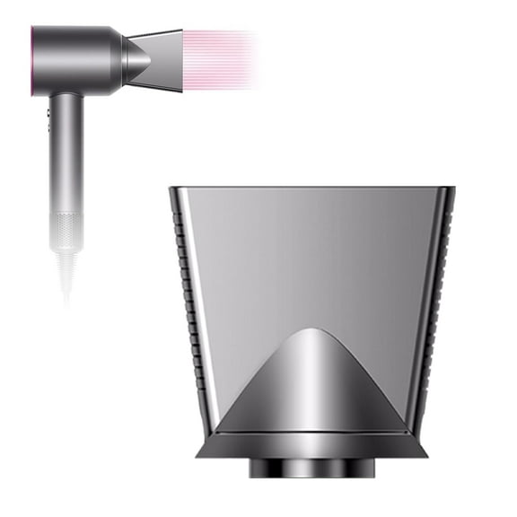 Replacement Styling Concentrator Nozzle for Supersonic Hair Dryer HD01/02/03/04/08, Grey Attachment, Salon Precision Nozzle for Smooth & Focused Airflow