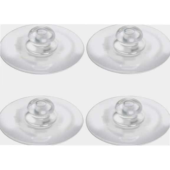 Replacement Suction Cups (4-Pack) - 2 Inch Diameter Heavy Duty Suction Cup for Window Bird Feeders by - Awesome for Shower, Kitchen Sink Caddy Suction Cup