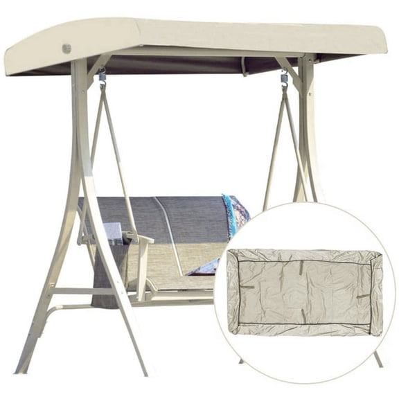 Replacement Swing Canopy Cover Top Roof, 75x47in Outdoor Canopy Cover, Durable Fabric for Patio Swing & Garden Furniture