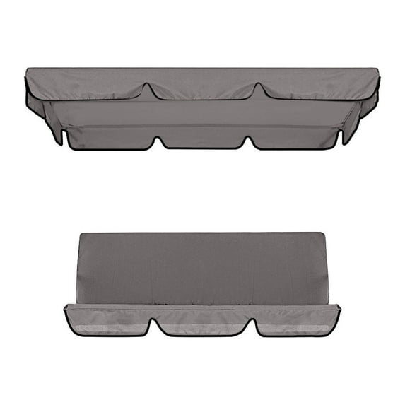 Replacement Swing Seat Cover, Oxford Cloth Waterproof 2/3 Seat Patio Swing Seat Replacement Covers for Outdoor Porch Garden Yard Swings