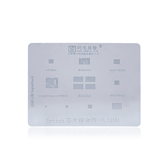 Replacement Switch IC Chip Stencils (0.12MM) (Amaoe)