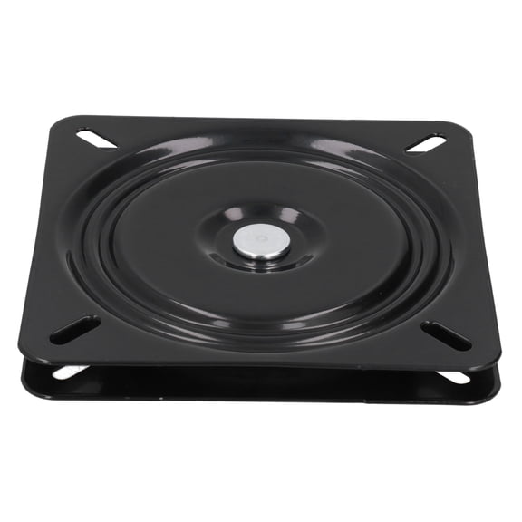 Replacement Swivel Base Plate 360 Degree Free Rotation Heavy Duty Ball Bearing Turntable Bar Stool Furniture Chair Rotating Base Mechanism Hardware 6.1 x 6.1 Inches / 15.6 x 15.6 cm Steel