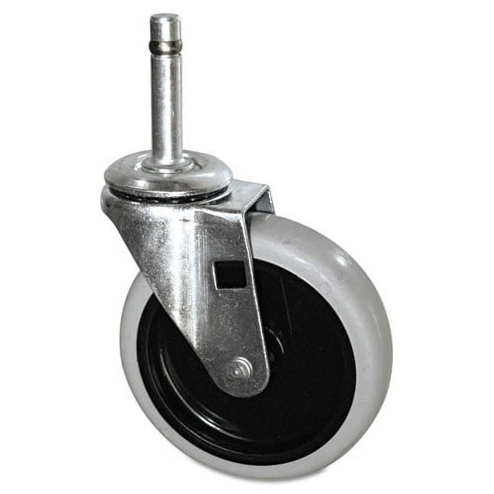 Replacement Swivel Bayonet Casters 4" Wheel Thermoplastic Black FG3424L60000