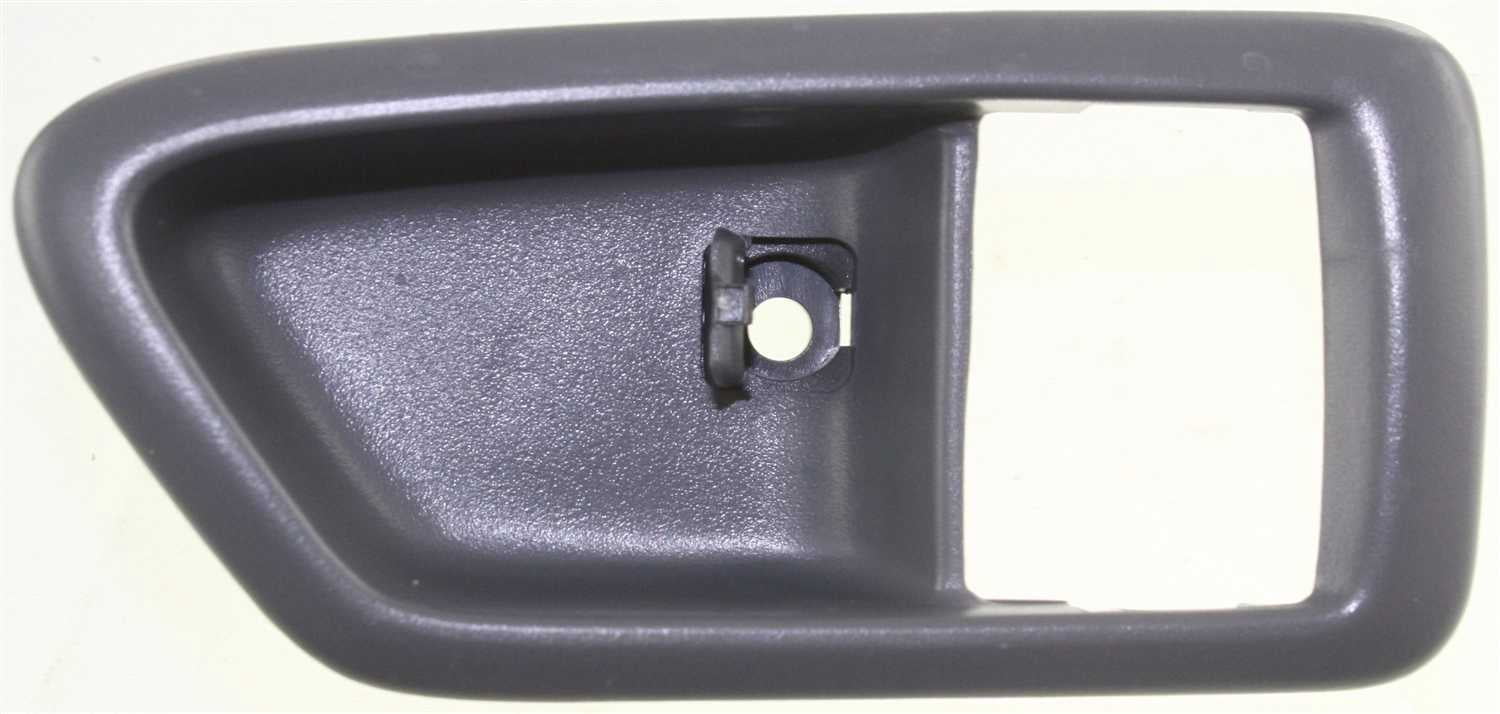 Replacement T464303 Door Handle Trim Compatible with 1997 Toyota Camry 1997 Lexus ES300 Front or Rear, Passenger Side Gray